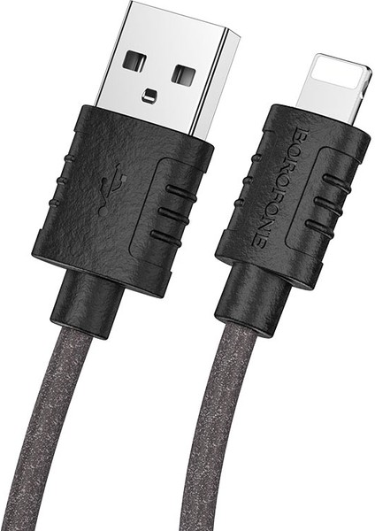 iPhone ile Uyumlu 2.4A Şarj ve Data Kablo USB To Lightning - 1 Metre - BX52