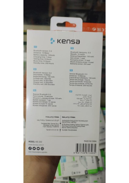 KB-200 Makaralı Bluetooth Kulaklık