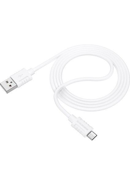 Android ile Uyumlu 2.4A Şarj ve Data Kablo USB To Mikro USB - 1 Metre - BX52