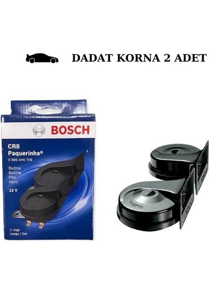Dacia Lodgy 2014 Model Uyumlu Univarsal Fişli Bosch Dadatt Korna Seti