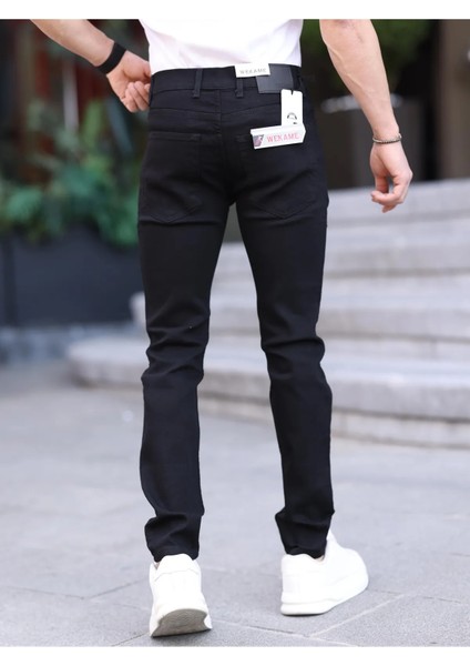 Erkek Slim Fit Casual Likralı Kot Pantolon