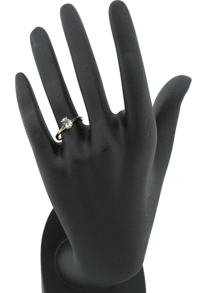 Aqua Marine Oval Tektaş Yüzük fırsatları