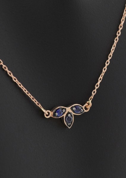 Safir Lotus Çiçeği Kolye indirimleri