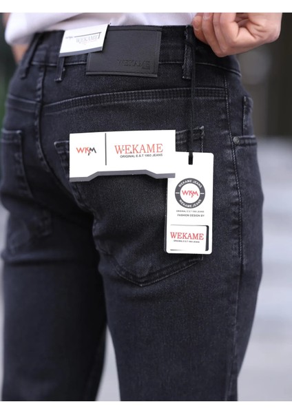 Erkek Slim Fit Casual Likralı Kot Pantolon indirimleri