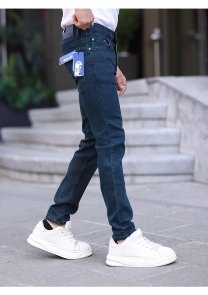 Erkek Slim Fit Casual Likralı Kot Pantolon modelleri