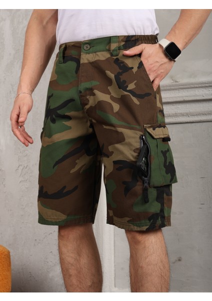 Erkek Kamuflaj Kargo Şort fiyatları