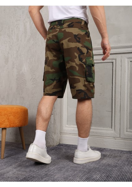 Erkek Kamuflaj Kargo Şort indirimleri