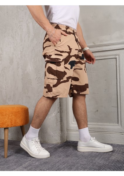 Erkek Kamuflaj Kargo Şort modelleri