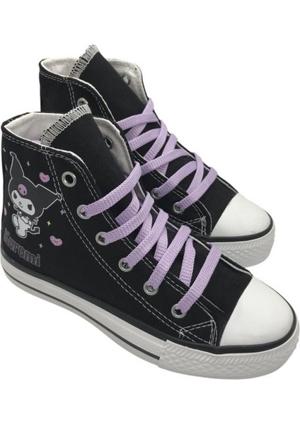 Kuromi Baskılı Siyah Bilekli Spor Ayakkabı Sneakers fırsatları