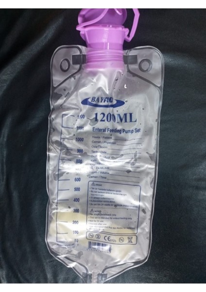 Enteral Beslenme Torbasi 1200 ml (Pompa ve Manuel Kullanilabilir) 10 Adet