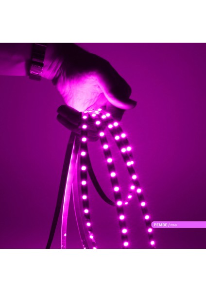 5metre LED Şerit 5050 DC12V Pembe Renkli (60LED/M) IP20 Işık Aydınlatma Lambası Hortum Kendinden Yapışkanlı fiyatları