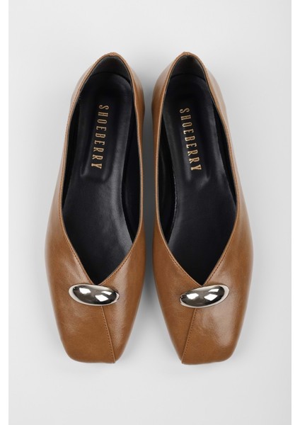 Kadın Melia Karamel Cilt Toka Detaylı Babet modelleri