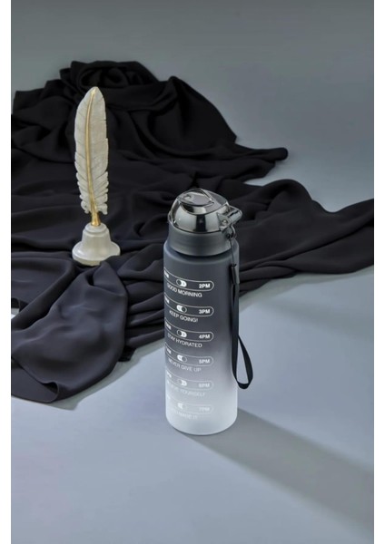 800 ml Motivasyon Yazılı Su Matarası Bpa Içermez Sızdırmaz Spor Ofis Için Su Şişesi