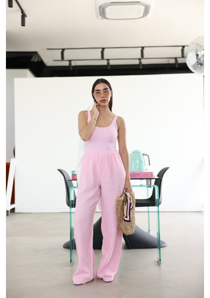 Kendinden Fitilli Askılı Bodysuit