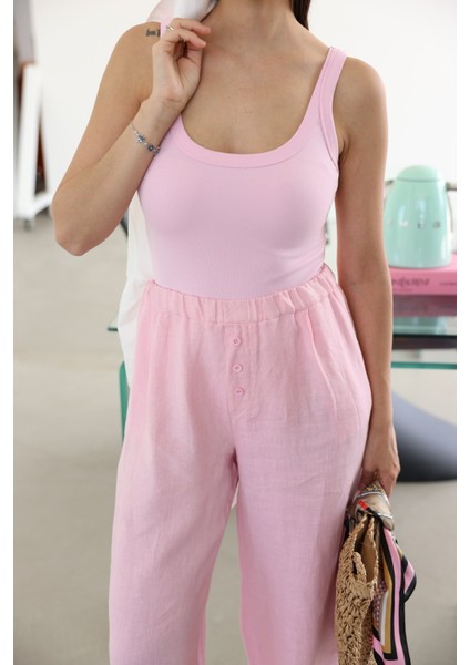 Kendinden Fitilli Askılı Bodysuit