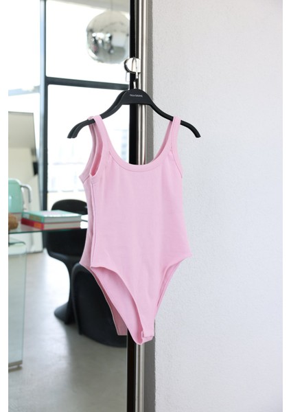 Kendinden Fitilli Askılı Bodysuit