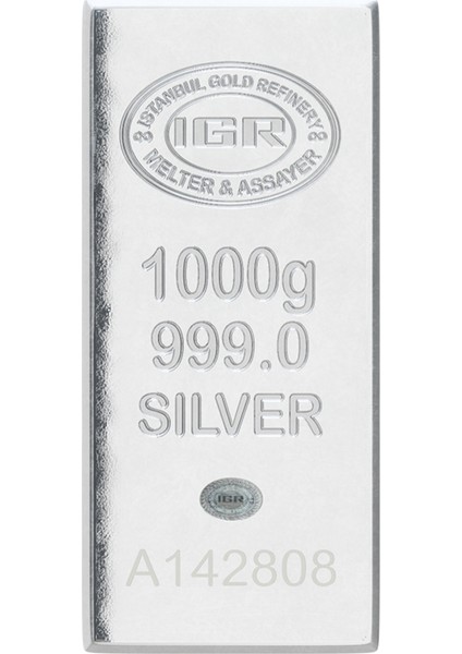 1000 gr Iar Külçe Gümüş
