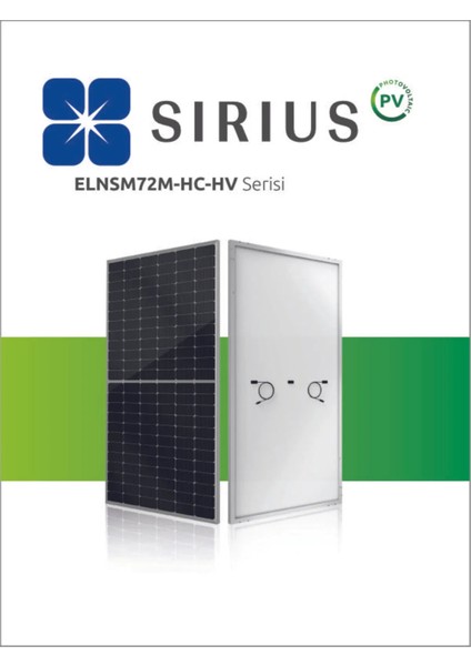 550W Güneş Paneli