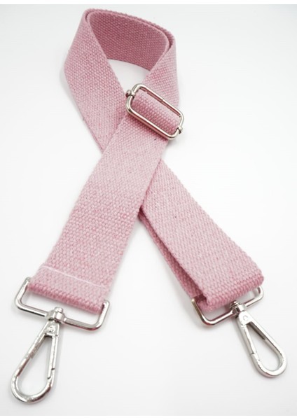 Pink Pembe Ayarlanabilir Çanta Sapı Pembe (Pamuk) 110 cm G:4 cm