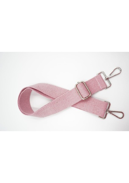 Pink Pembe Ayarlanabilir Çanta Sapı Pembe (Pamuk) 110 cm G:4 cm