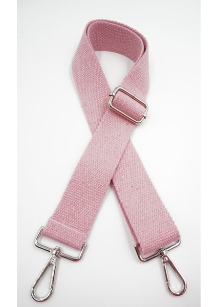 Pink Pembe Ayarlanabilir Çanta Sapı Pembe (Pamuk) 110 cm G:4 cm