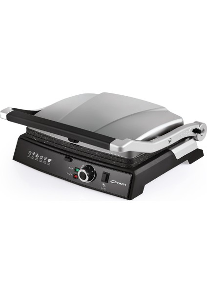 CG-320 Bestost 2000 Watt Izgara ve Tost Makinesi Inox