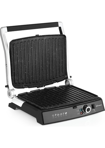 CG-320 Bestost 2000 Watt Izgara ve Tost Makinesi Inox