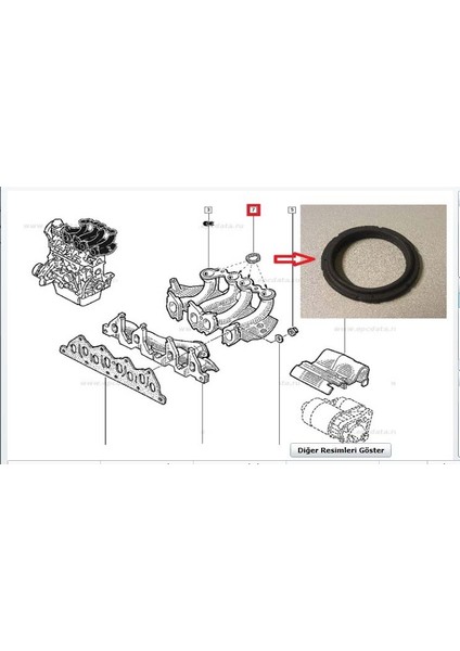 Emme Manifold Boğaz Contasi Tk. 4AD. Kng 1.9 Dzl. F8Q Gnzrz