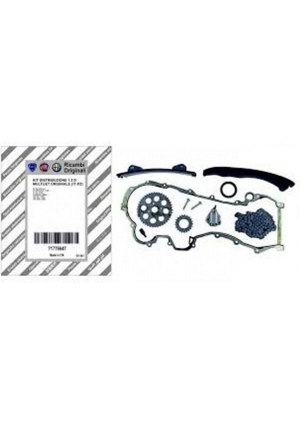 Eksantrik Zincir Seti Yağ Pompa Contali Astra H-Corsa C-D-Combo-C-D-Astra J-Meriva-Albea-Doblo EGEA-PUNTO-500- 1.3 Jtd-1.3 Cdti E5-E6 Gergi Kiti Delikli Zincir Gnzrz