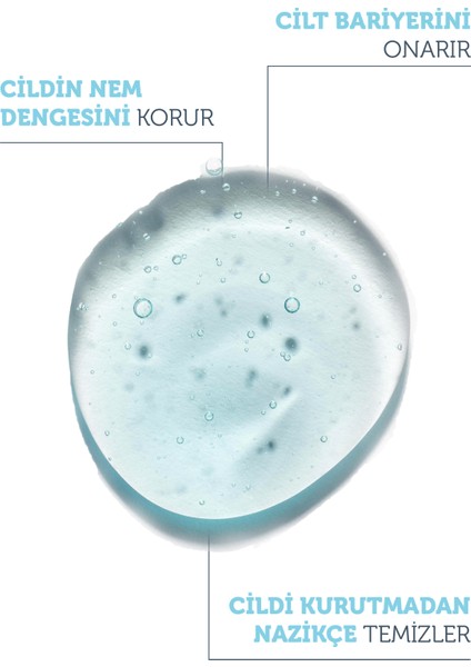Kuru ve Karma Ciltler Için Nemlendirici ve Bariyer Onarıcı Hyalüronik Asit Yüz Temizleme Jeli 50 ml