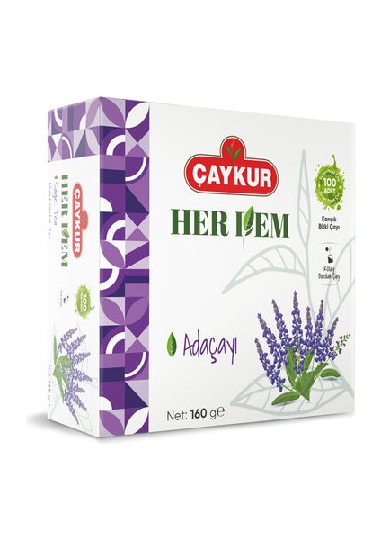 Herdem Yeşil Adaçayı Süzen Poşet(Çaykur)