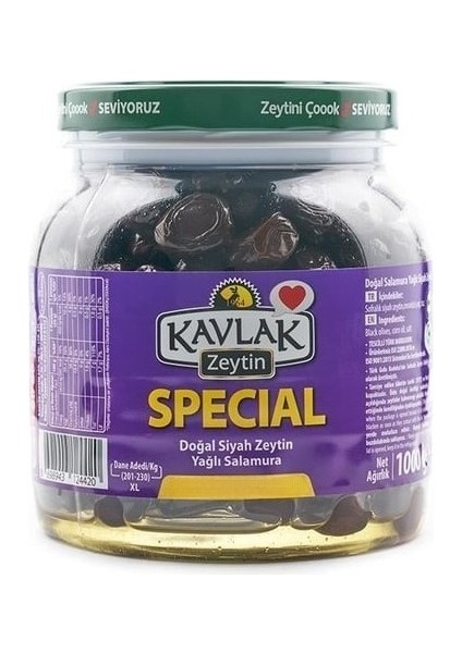 Special Gemlik Siyah Zeytin 1 kg