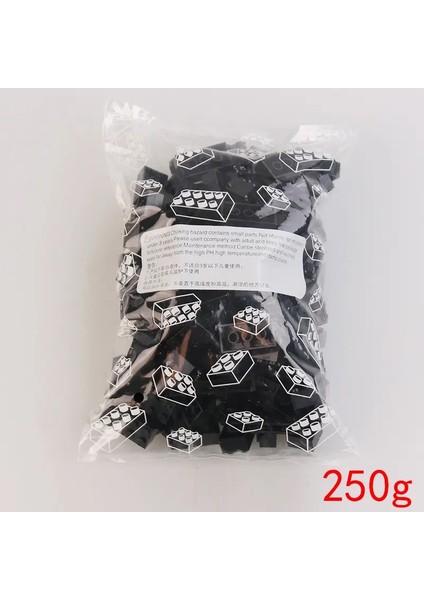 250/500/700 1000 Pcs Parçaları Yedek Parçalar Diy Klasik Tuğla Bloklar Bina Noel Hediyesi Yaratıcı Moc Setleri Şehir Brinquedos Renk: Siyah 250G (Yurt Dışından)