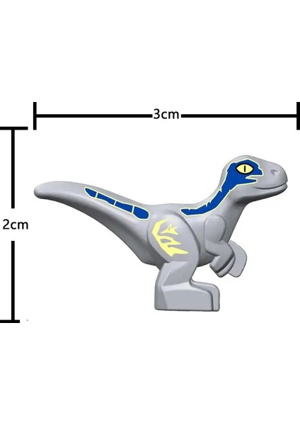 Juric Dinozor Yuva Bebek Yapı Taşları Oyuncaklar Koleksiyon Hediyelik Eşya Hediye Doğum Günü Juric Rex Raptor Renk: Siyah (Yurt Dışından)
