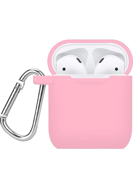 Airpods 1. Nesil / 2. Nesil Uyumlu Kılıf Silikon Kapak Arka Koruma Kabı Koruyucu Kılıf