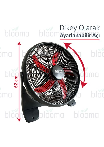 3 Kademeli Büyük Boy Yer Tipi Vantilatör