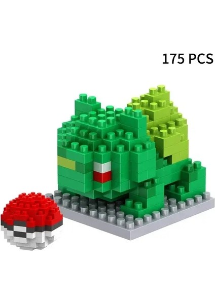 Bloklar Küçük Çizgi Film Mini Yapı Blok Pikachu Charizard Eevee Mewtwo Anime Montaj Eylemi Pokemon Model Bebek Oyuncakları Renk: 8046/BEDEN: Kutu Yok (Yurt Dışından)