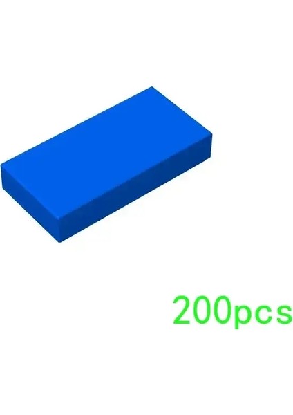 200PCS Moc 3069 Lastik 1x2 Yapı Taşları Kit Yüksek Teknoloji Tahtası Işık Tahtası Tuğlaları Parçacık Diy Fikir Oyuncak Çocuk Doğum Günü Çocuk Hediye Renk: M0659-18 (Yurt Dışından)