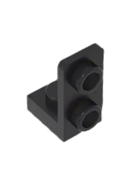 20PCS Moc Parçaları 73825 Braket 1 x 1 - 1 x 2 Ters Uyumlu Uyumlu Tuğlalar Diy Mble Yapı Taşları Parçacık Çocuk Oyuncak Hediye Renk: Black -20PCS (Yurt Dışından)