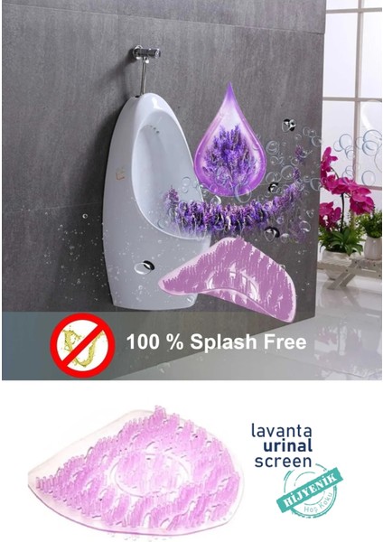 Lavanta Kokulu Pisuvar Süzgeci - Pisuvar, Lavabo Ve Yer Giderlerinde Kullanılır – İleri İğne Teknolojisi