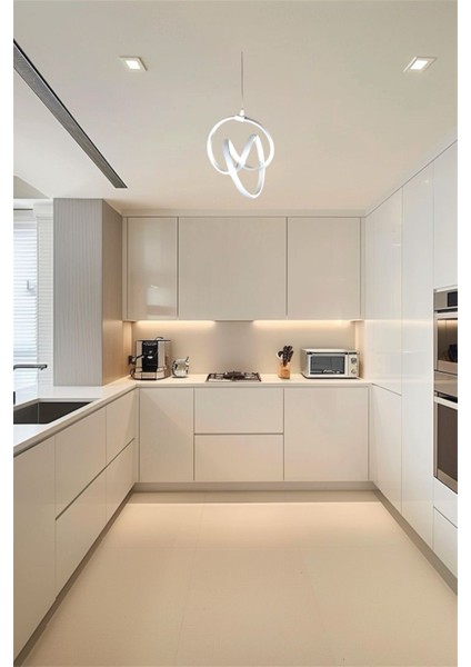 Modern Beyaz Venüs Model 3 Renk (Beyaz & Sarı & Günışığı) Lüks LED Avize fiyatları