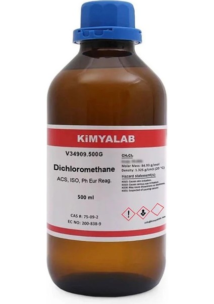 Metilen Klorür 500ML - Diklorometan (CAS No : 75-09-2)