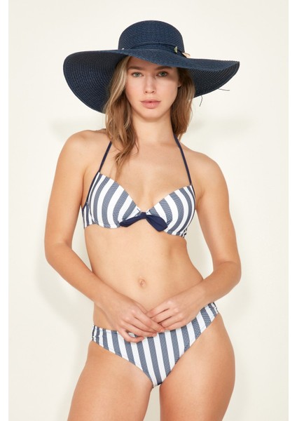 Kadın Cali Kaplı Bikini Takım 00249 Lacivert fiyatları