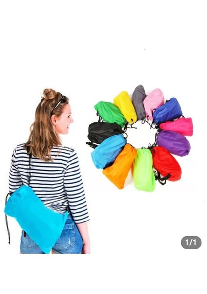 Mavi Stil Kamp Şişme Yatak Kanepe Tembel Uyku Tulumu Açık Plaj Yüzme Kamp Seyahat Ekipmanları Için Taşınabilir Hava Yatağı (Yurt Dışından)