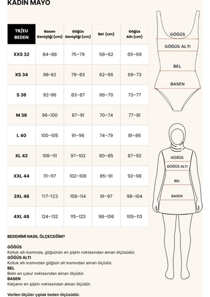 Tam Kapalı 4'lü Tesettür Mayo 4130 Siyah/beyaz modelleri