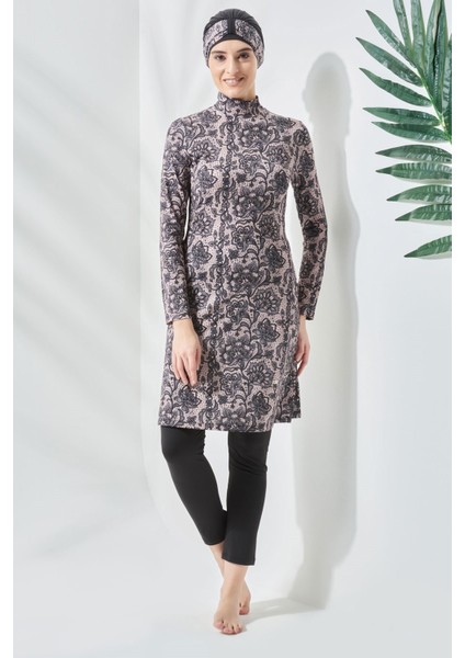 Tam Kapalı Tesettür Mayo C12002 Siyah fiyatları