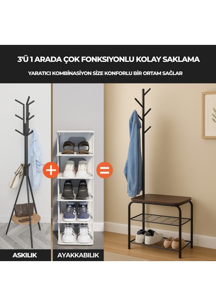Eluf Metal Askılık Portmanto