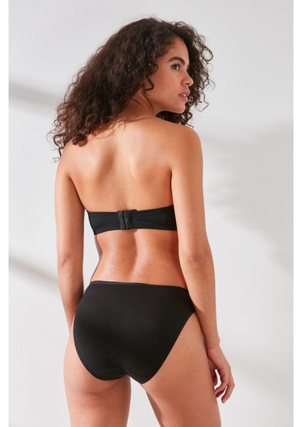 C11441 Kadın Modal Cotton Slip Külot Siyah fırsatları