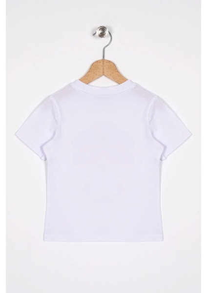 Patlı Dugmelı Basıc Ekru Gri Renk Erkek Cocuk Tshırt fırsatları