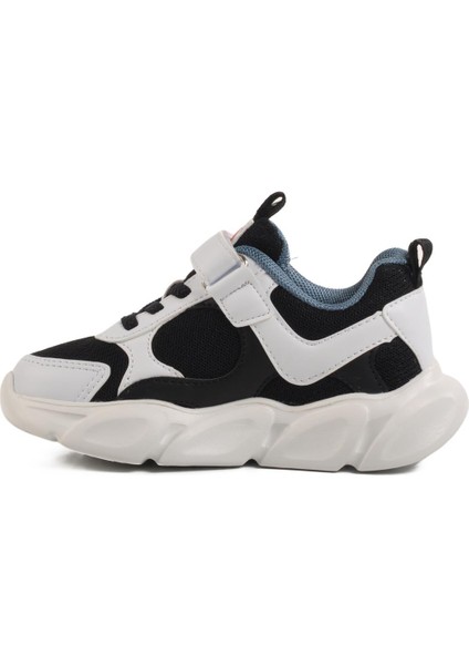 PPN1901 P Siyah-Beyaz-Turuncu Çocuk Spor Ayakkabı fiyatları